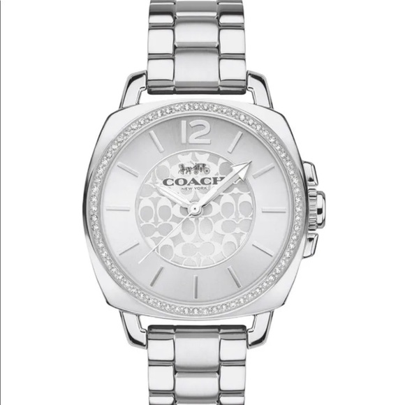 New Coach Boyfriend Women's 34mm Stainless Steel Watch 14503140. - Picture 1 of 4
